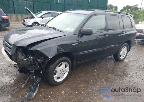 2004 Toyota Highlander Limited V6 from USA, damaged, VIN JTEEP21A040014065